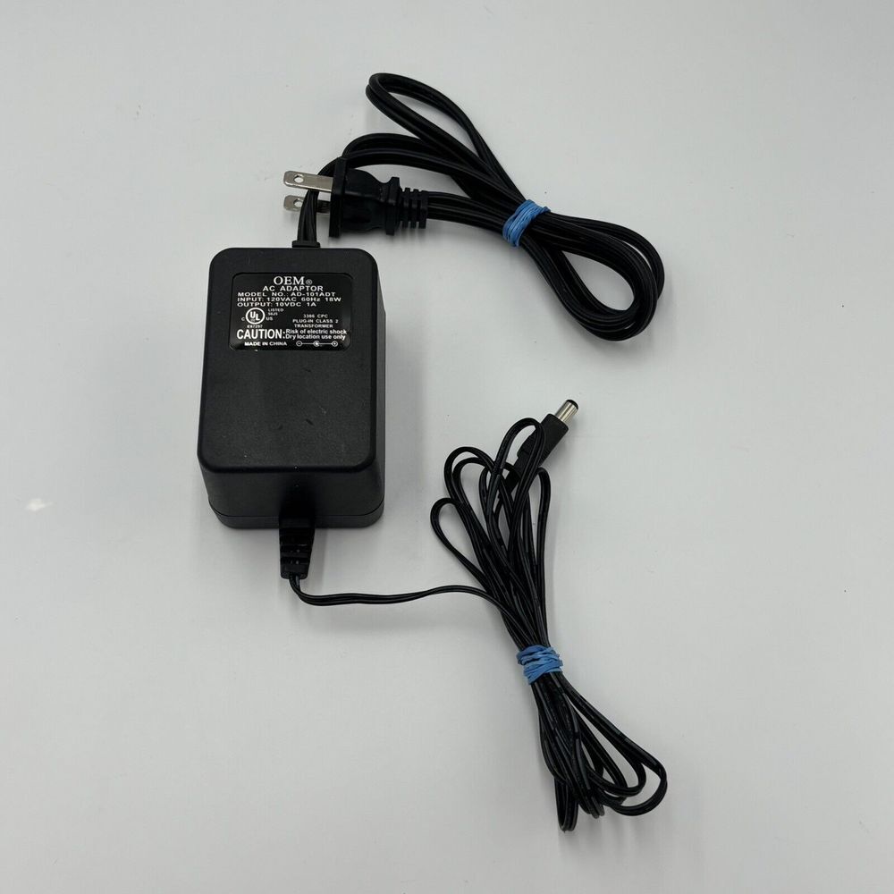 OEM AC Adapter  AD - 101ADT Power Supply Input 120VAC 60hz 18W Output‎ 10VDC